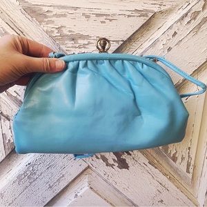 Vintage Cabrelli Canada light blue clutch/handbag